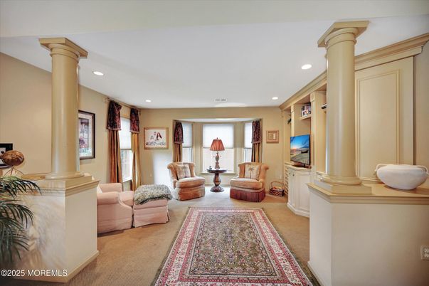 Interior, Living room, Recessed Lighting