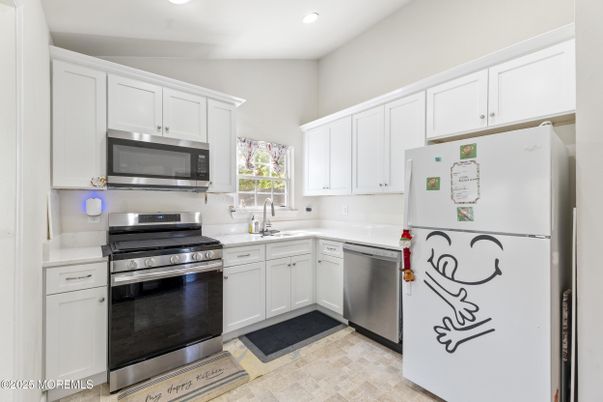 Interior, Kitchen, Recessed Lighting, Stainless Steel Appliances