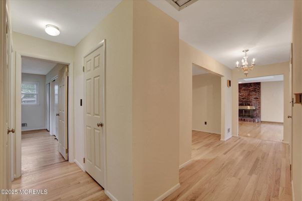Chandelier, Interior, Wood Texture Flooring