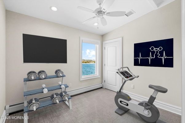 Fitness Equipment, Interior, Recessed Lighting