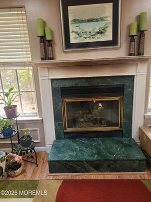 Fireplace, Interior, Wood Texture Flooring