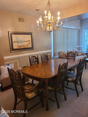 Chandelier, Dining room, Interior