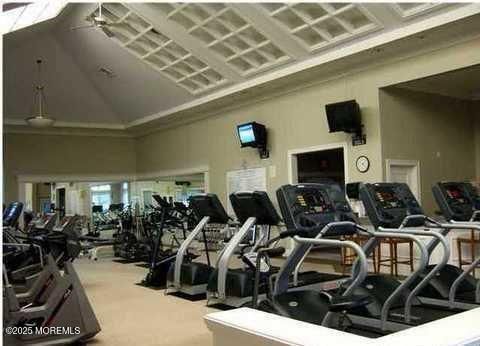 Fitness Equipment, Gym, Interior, Pendant Lights