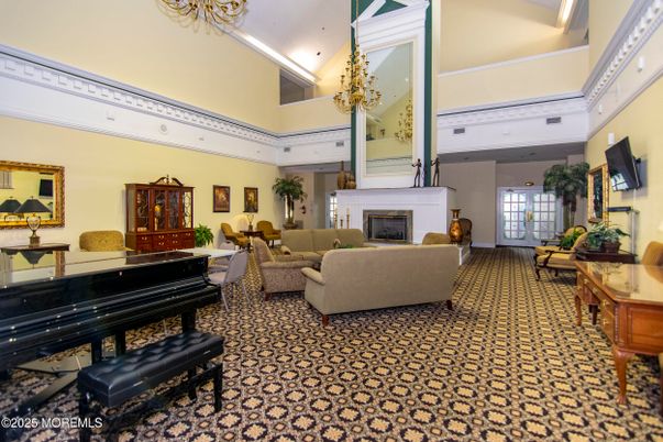 Fireplace, Interior, Living room, Piano, Recessed Lighting