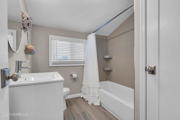 Bathroom, Interior, Wood Texture Flooring