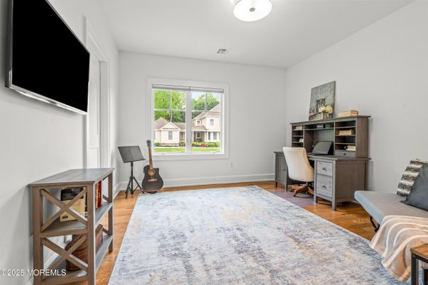 Home Office, Interior, Wood Texture Flooring