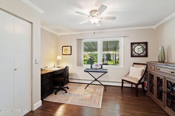 Home Office, Interior, Wood Texture Flooring