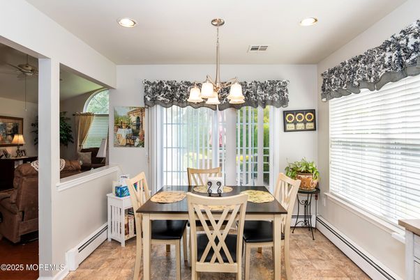 Chandelier, Dining room, Interior, Recessed Lighting