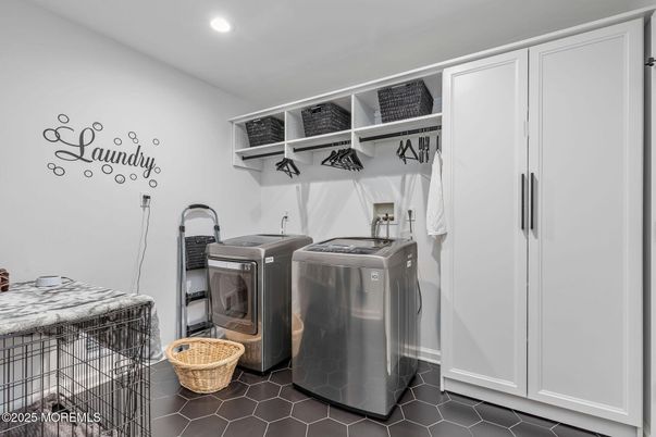 Interior, Recessed Lighting, Washer