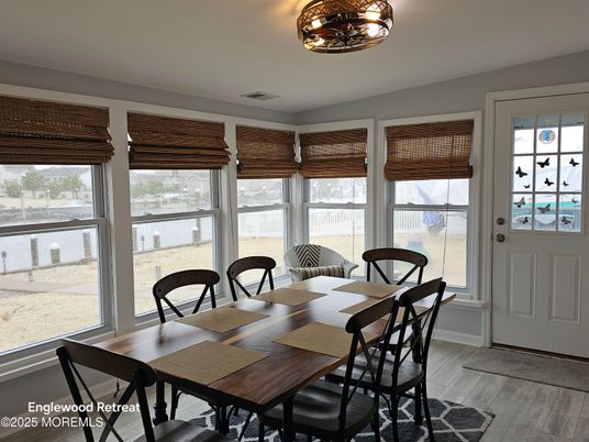 Dining room, Interior, Wood Texture Flooring