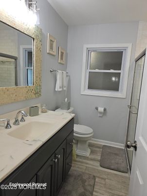 Bathroom, Interior, Wood Texture Flooring