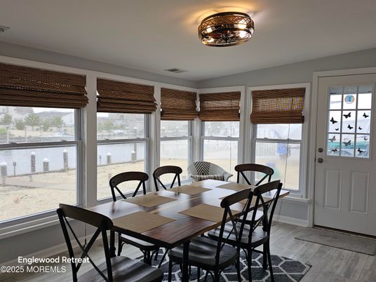 Dining room, Interior, Wood Texture Flooring