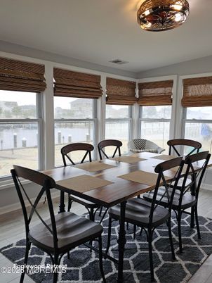 Dining room, Interior, Wood Texture Flooring