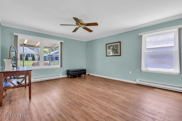 Empty room, Home Office, Interior, Wood Texture Flooring