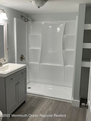 Bathroom, Interior, Wood Texture Flooring