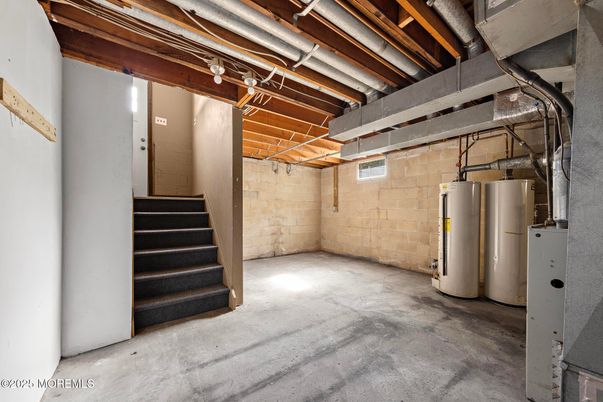 Interior, Stone Walls, Wooden Beams