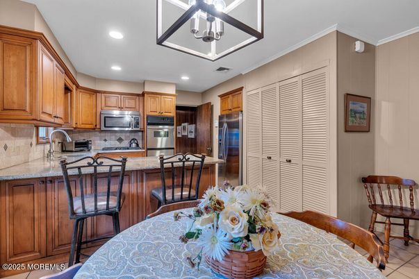 Interior, Kitchen, Recessed Lighting, Stainless Steel Appliances