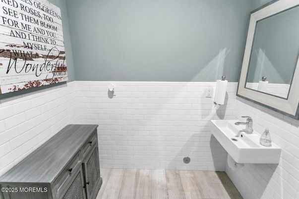 Bathroom, Interior, Wood Texture Flooring