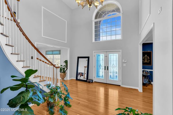 Chandelier, Interior, Wood Texture Flooring