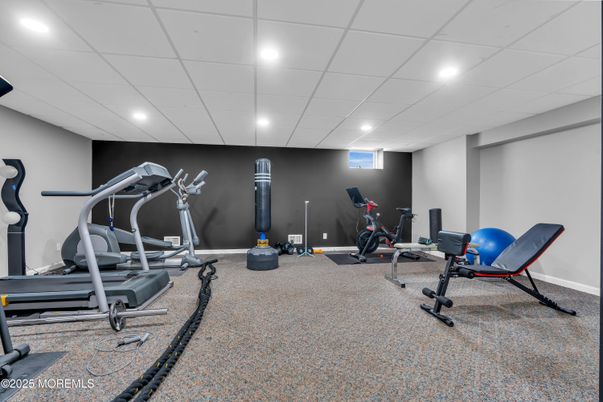 Fitness Equipment, Interior, Recessed Lighting