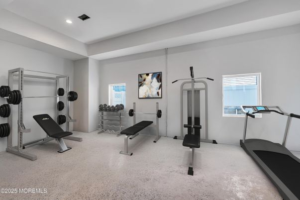 Fitness Equipment, Interior, Recessed Lighting