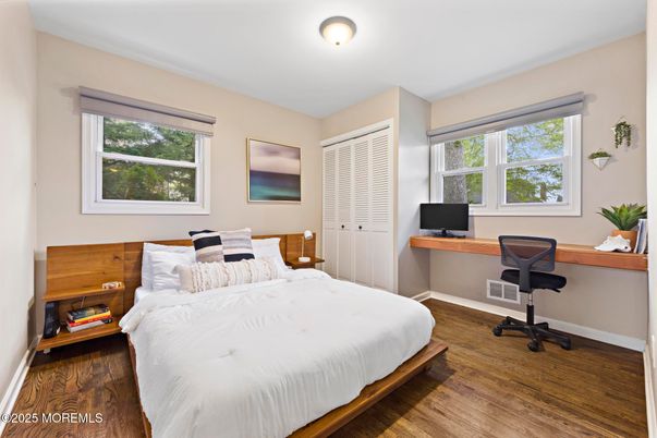 Bedroom, Home Office, Interior, Wood Texture Flooring
