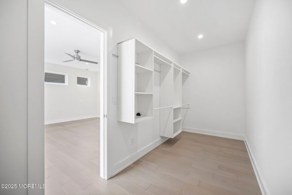 Interior, Recessed Lighting, Walk-in Closets, Wood Texture Flooring