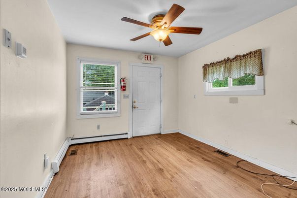 Empty room, Interior, Wood Texture Flooring