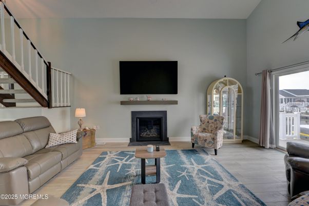 Fireplace, Interior, Living room, Wood Texture Flooring