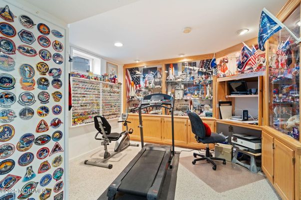 Fitness Equipment, Home Office, Interior, Recessed Lighting
