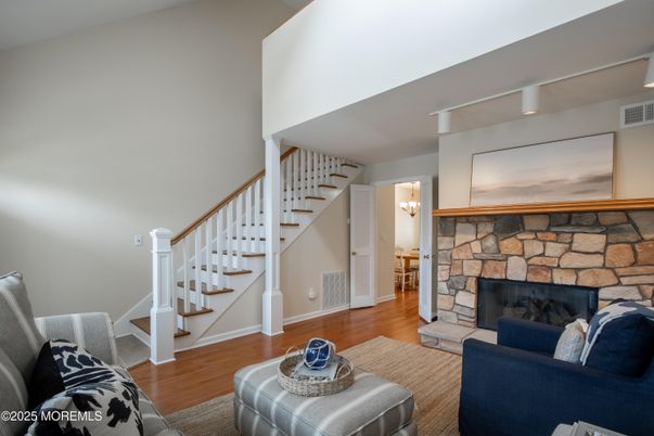 Fireplace, Interior, Living room, Wood Texture Flooring