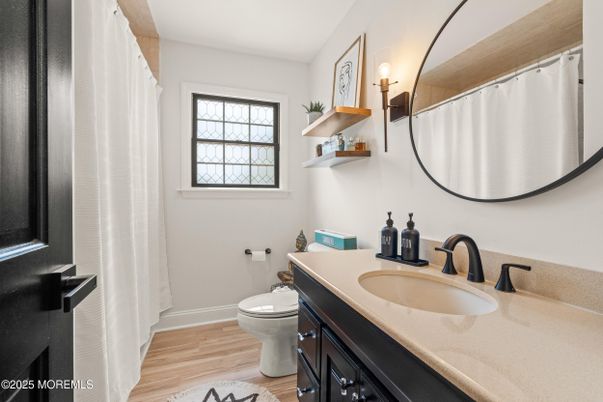 Bathroom, Interior, Wood Texture Flooring