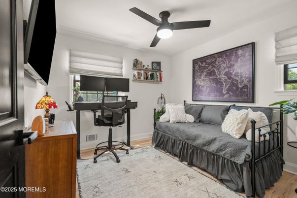 Bedroom, Home Office, Interior, Wood Texture Flooring