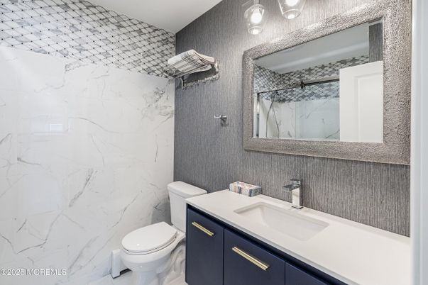 Bathroom, Interior, Marble Walls