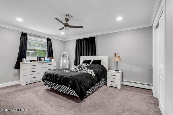 Bedroom, Interior, Recessed Lighting