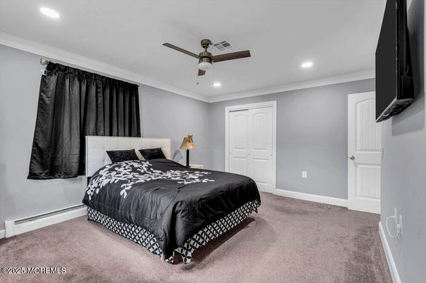 Bedroom, Interior, Recessed Lighting