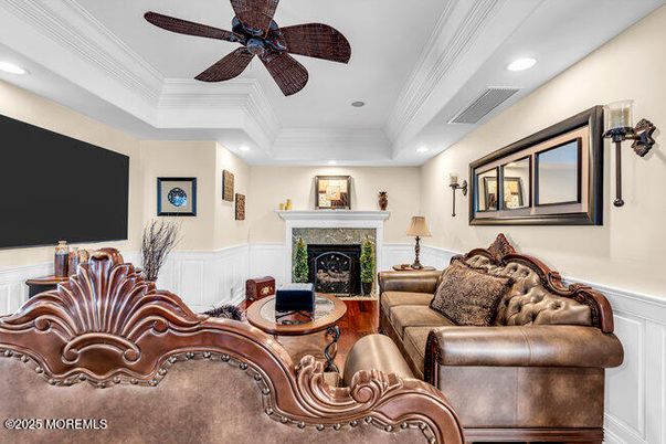 Fireplace, Interior, Living room, Recessed Lighting
