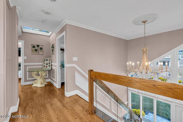 Chandelier, Interior, Wood Texture Flooring