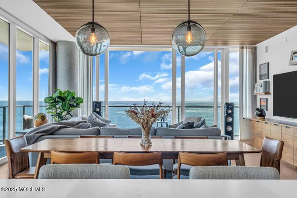 Dining room, Interior, Living room, Pendant Lights, Water