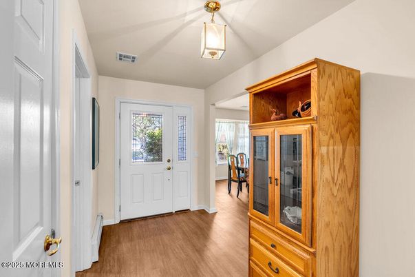 Dining room, Interior, Wood Texture Flooring