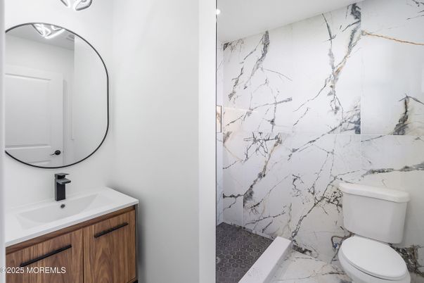 Bathroom, Interior, Marble Walls