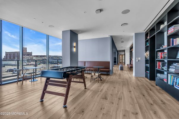 Game Room, Interior, Recessed Lighting, Wood Texture Flooring