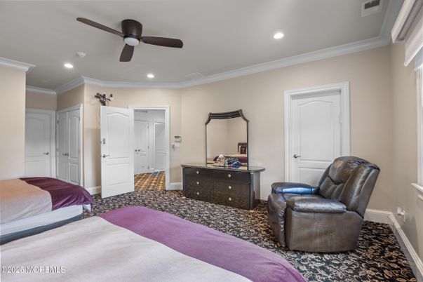 Bedroom, Interior, Recessed Lighting