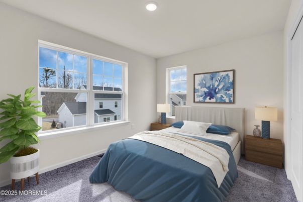Bedroom, Interior, Recessed Lighting