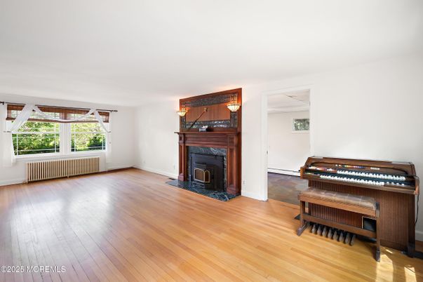 Fireplace, Interior, Piano, Wood Texture Flooring
