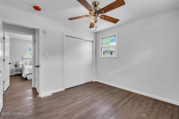 Bedroom, Empty room, Interior, Wood Texture Flooring