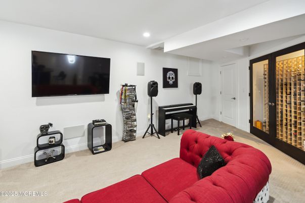 Interior, Living room, Piano, Recessed Lighting