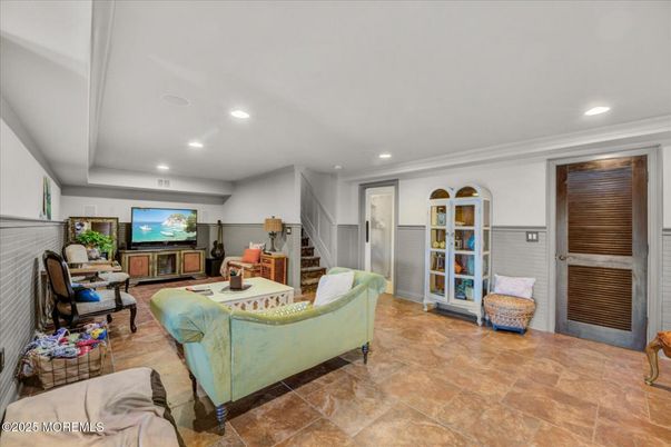 Interior, Living room, Recessed Lighting