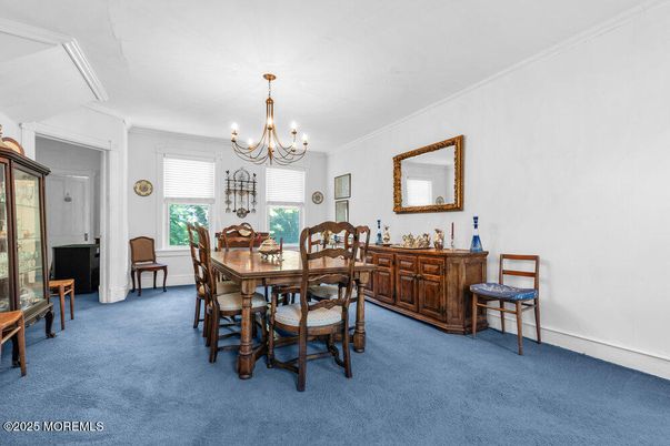 Chandelier, Dining room, Interior