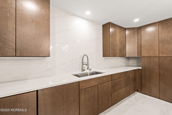 Interior, Kitchen, Marble, Marble Walls, Recessed Lighting